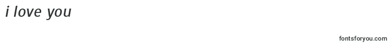 Czcionka ScadaItalic – czcionki Kocham cię